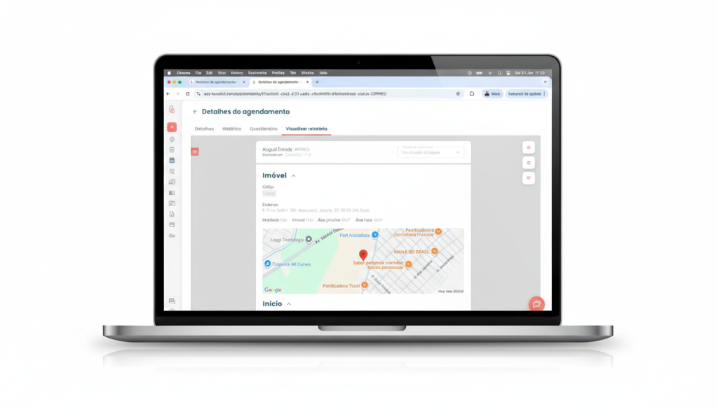 Navegação interativa no relatório