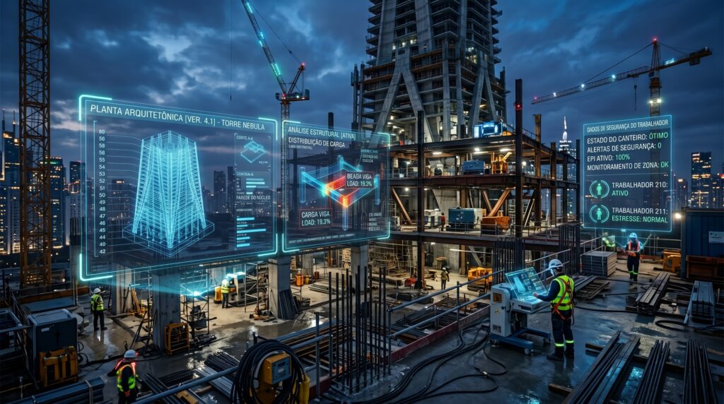 O Paradoxo da Inteligência Artificial na Construção: Por que o Setor Está Prestes a uma Reconfiguração Histórica?